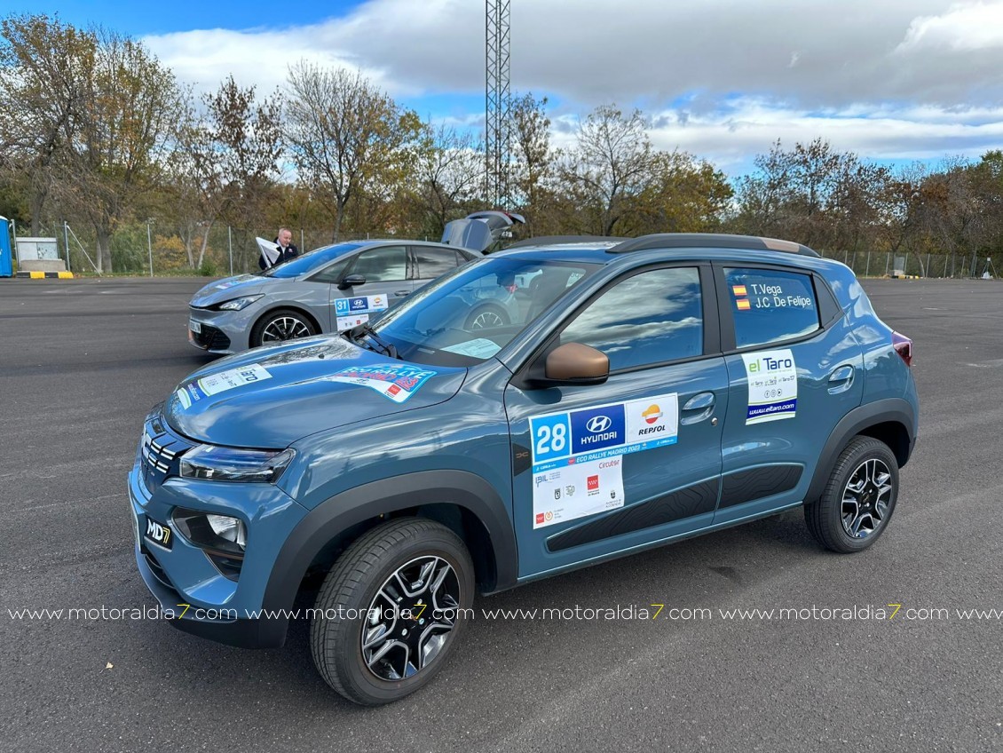 Intenso Eco Rally de Madrid con un Dacia Spring