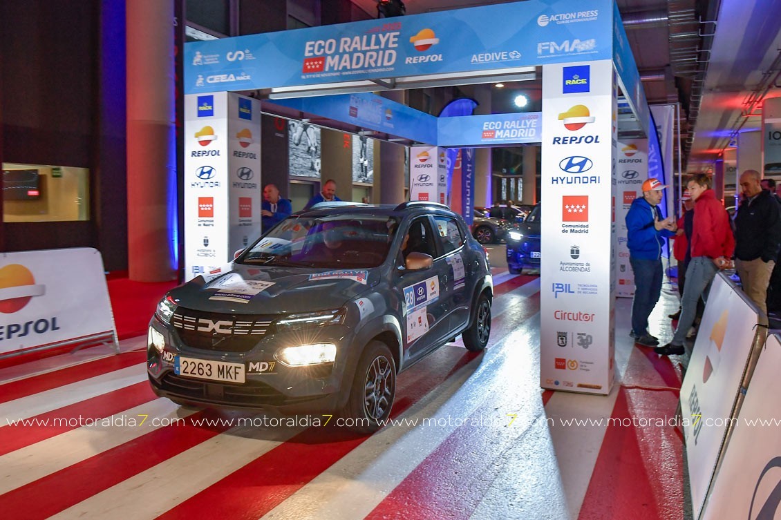 Intenso Eco Rally de Madrid con un Dacia Spring