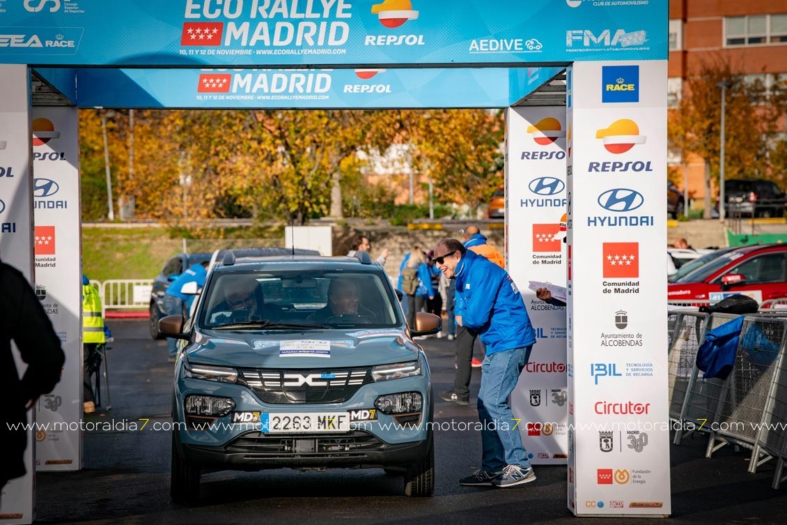 Intenso Eco Rally de Madrid con un Dacia Spring