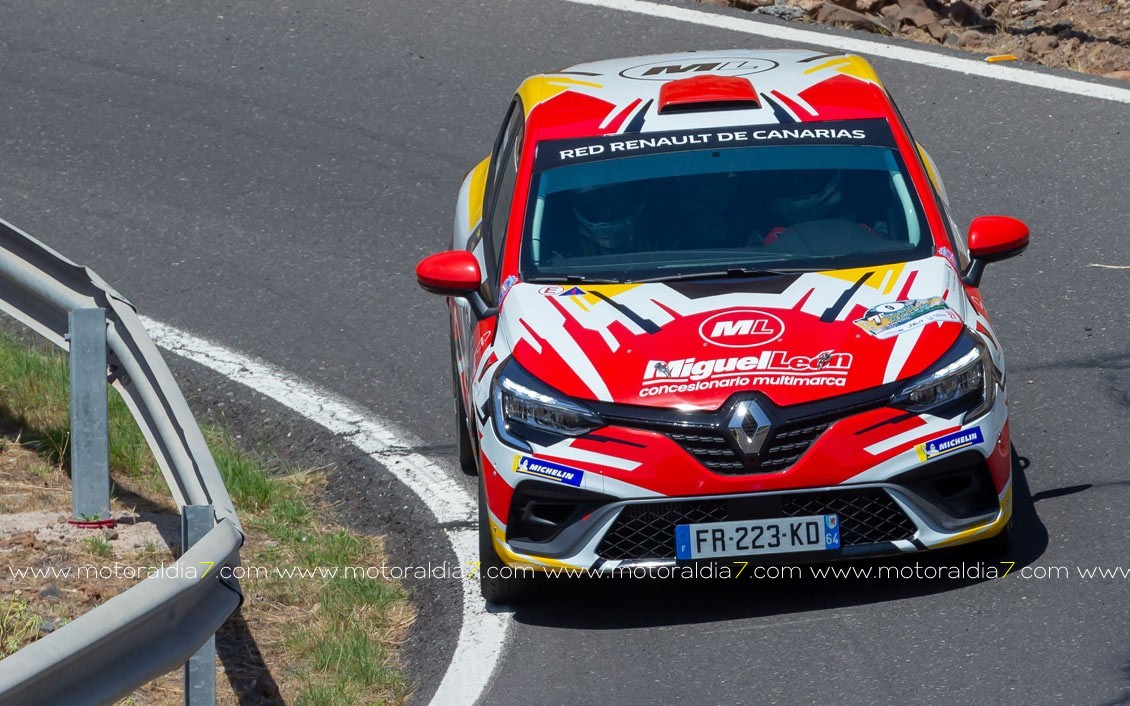 Fran Suárez y Néstor Gómez, campeones de Canarias de rallysprint