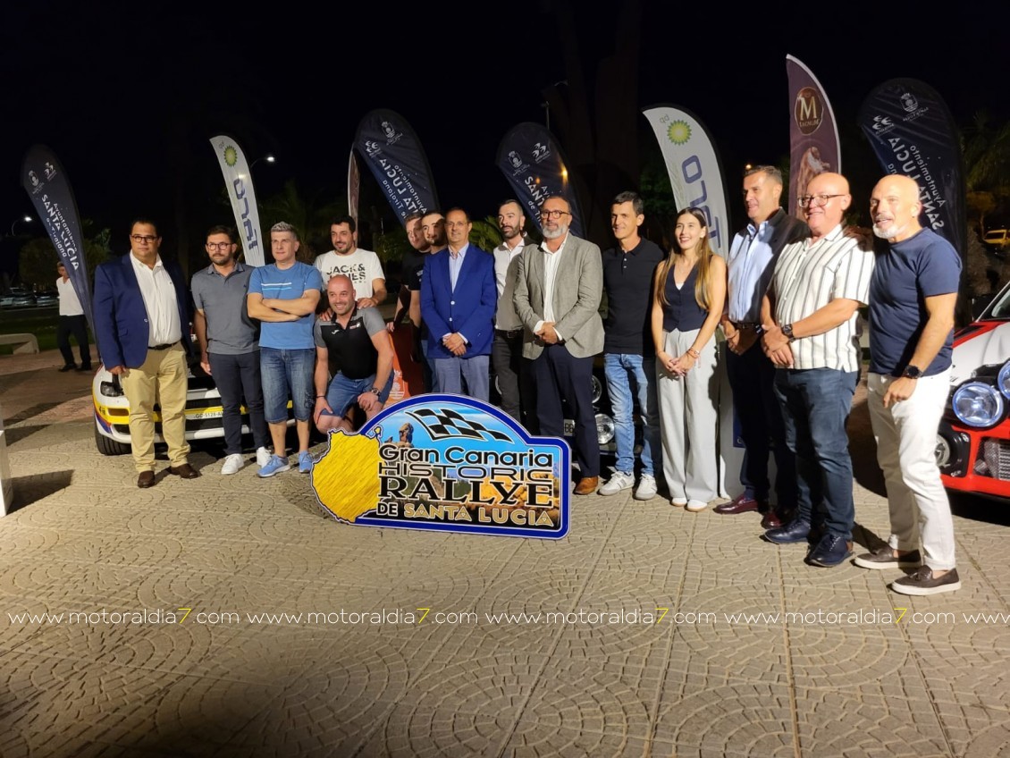 Espectacular presentación del Gran Canaria Historic Rally