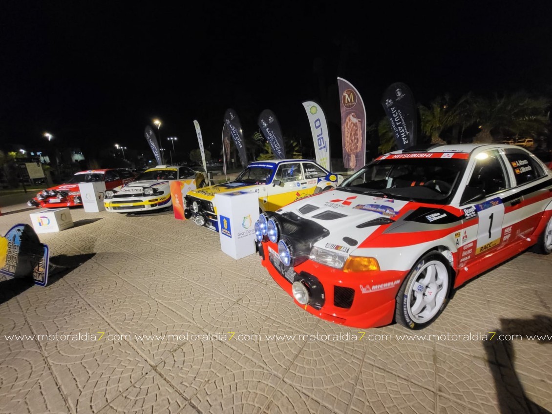 Espectacular presentación del Gran Canaria Historic Rally