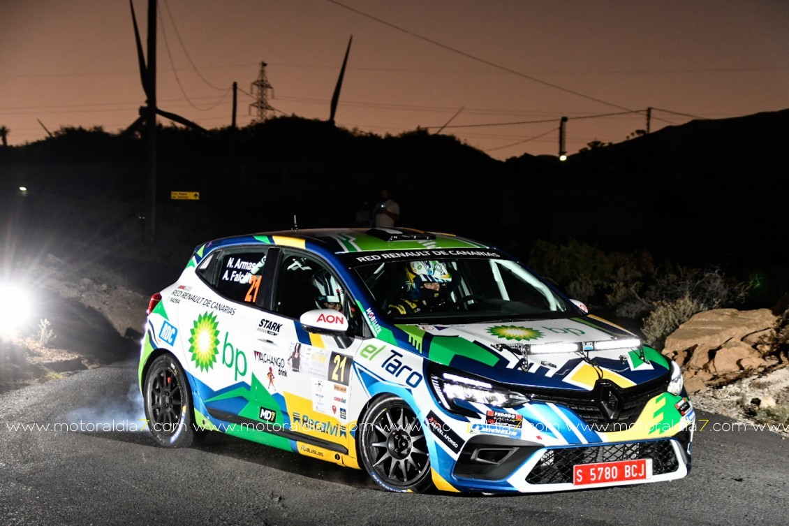 Enrique Cruz y Yeray Mujica comandan el Rally Isla Tenerife