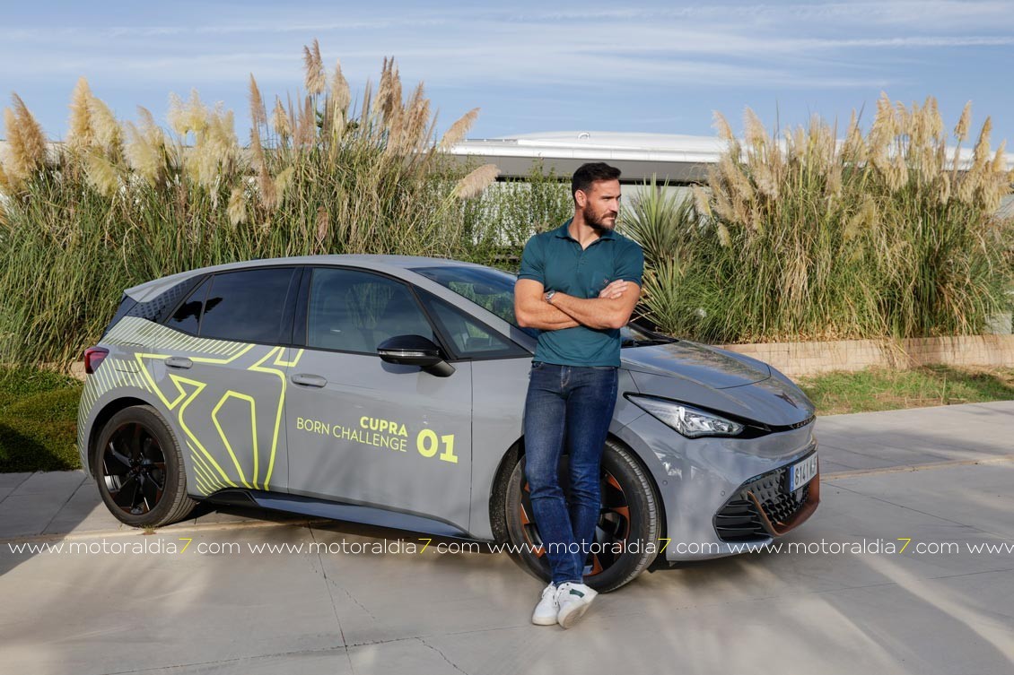 Saúl Craviotto pone a prueba el CUPRA Born