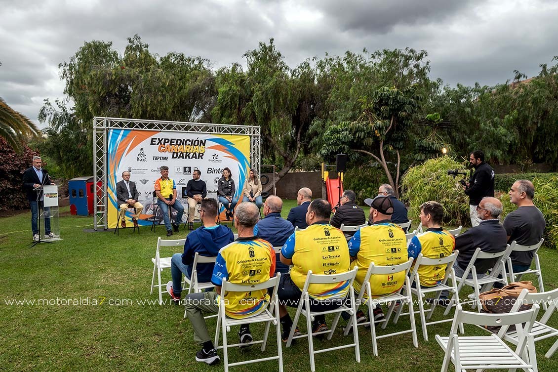 Presentada la expedición Canarias Dakar