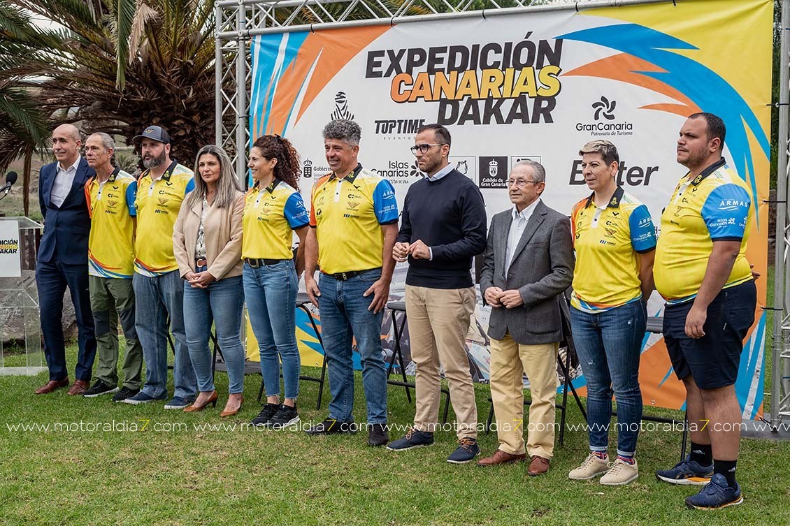 Presentada la expedición Canarias Dakar