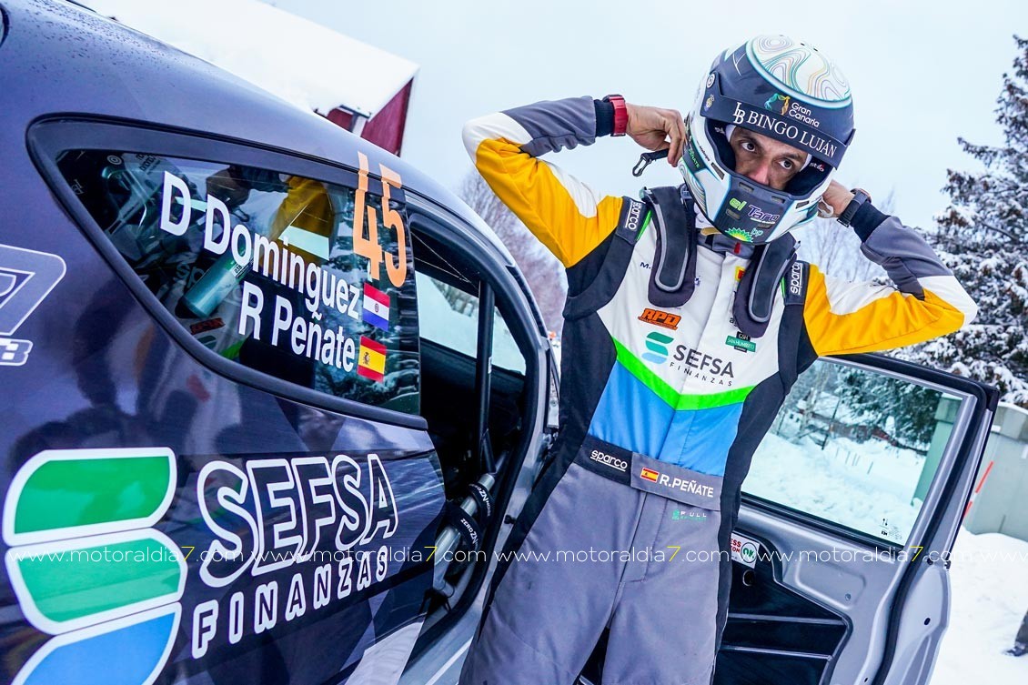 Un Rally de Suecia sin fortuna para Rogelio Peñate