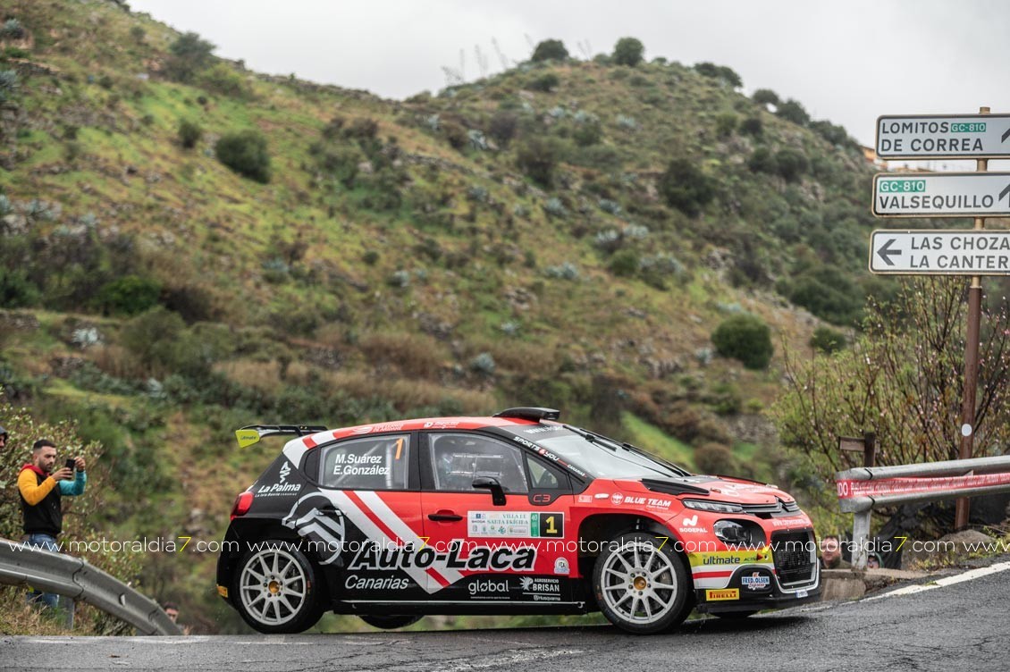 Enrique Cruz y Yeray Mujica, mejor tiempo en el Shakedown