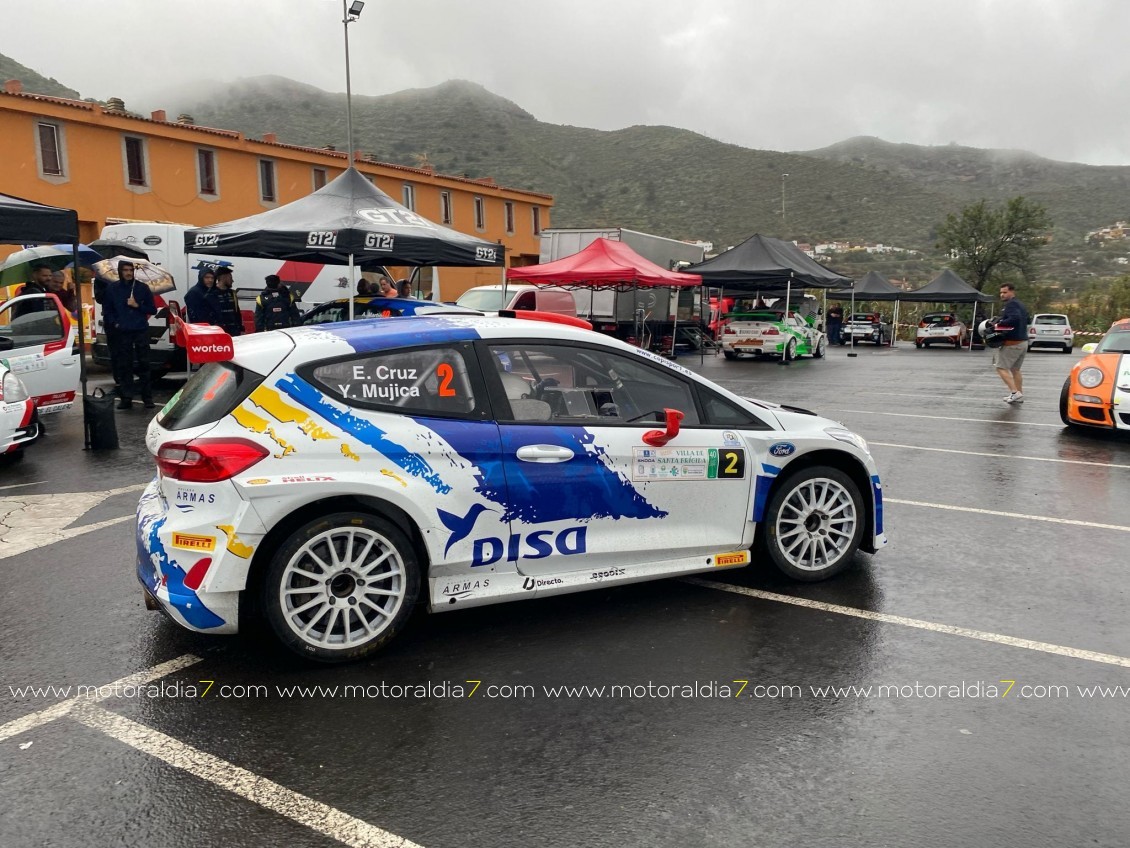 Enrique Cruz y Yeray Mujica, mejor tiempo en el Shakedown