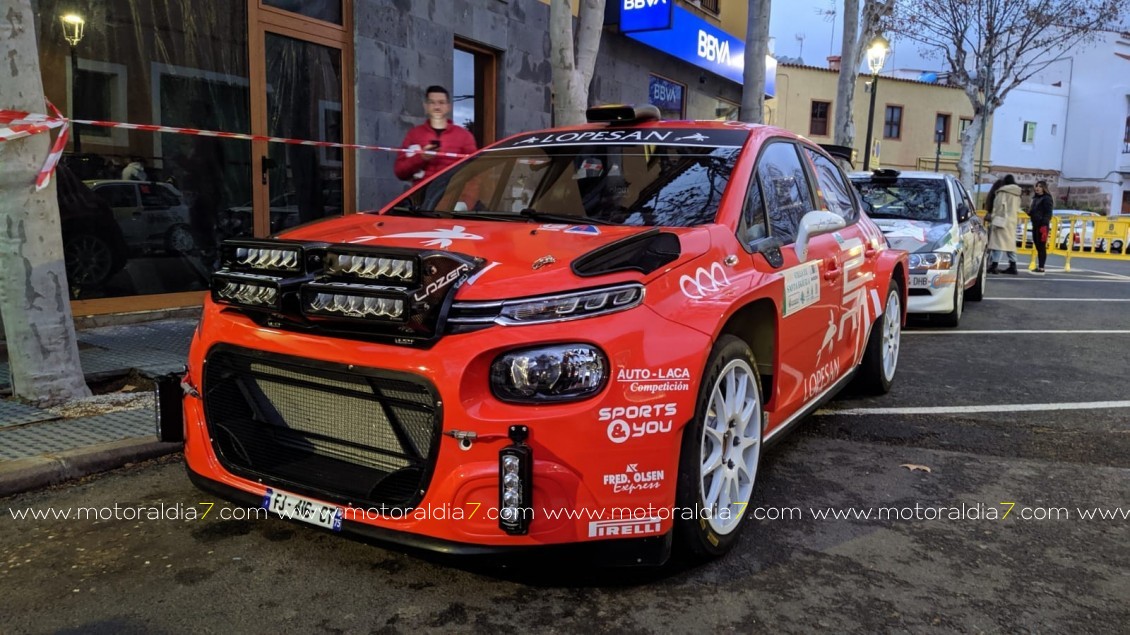 Yeray Lemes y Rogelio Peñate lideran el Rally Villa de Santa Brígida