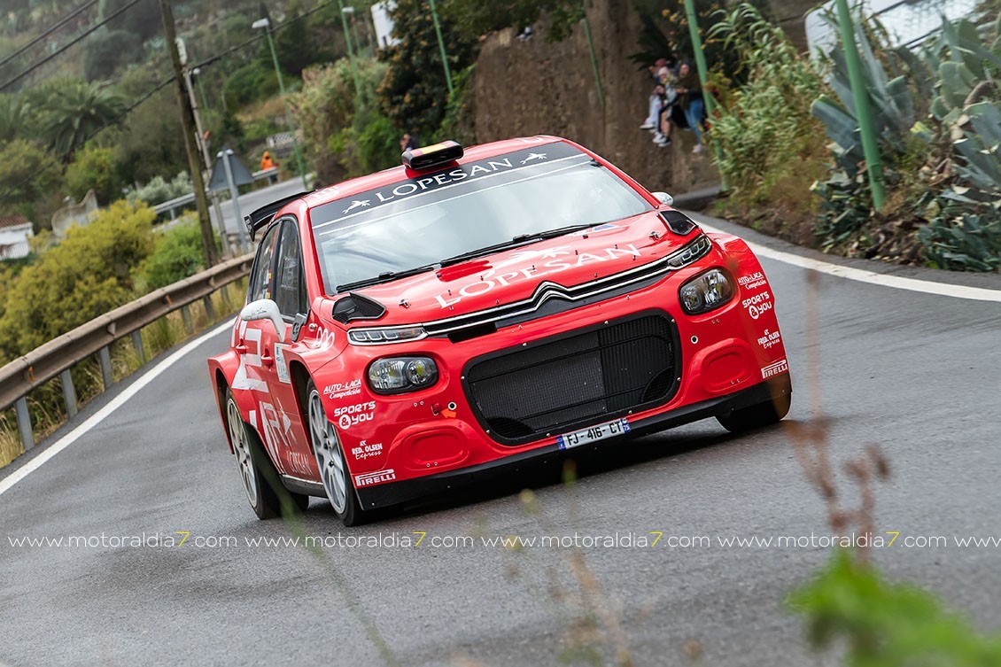 Victoria de Lemes y Peñate en el Rally Santa Brígida