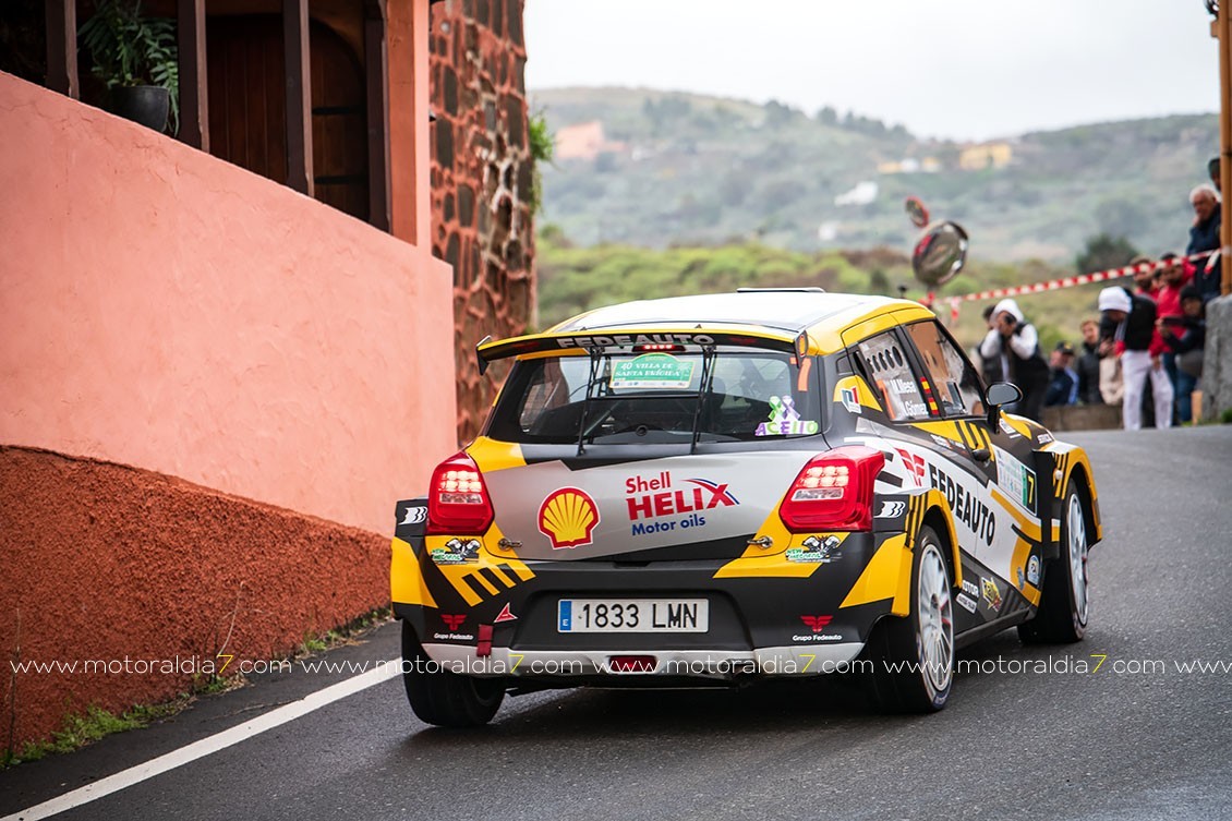 Victoria de Lemes y Peñate en el Rally Santa Brígida