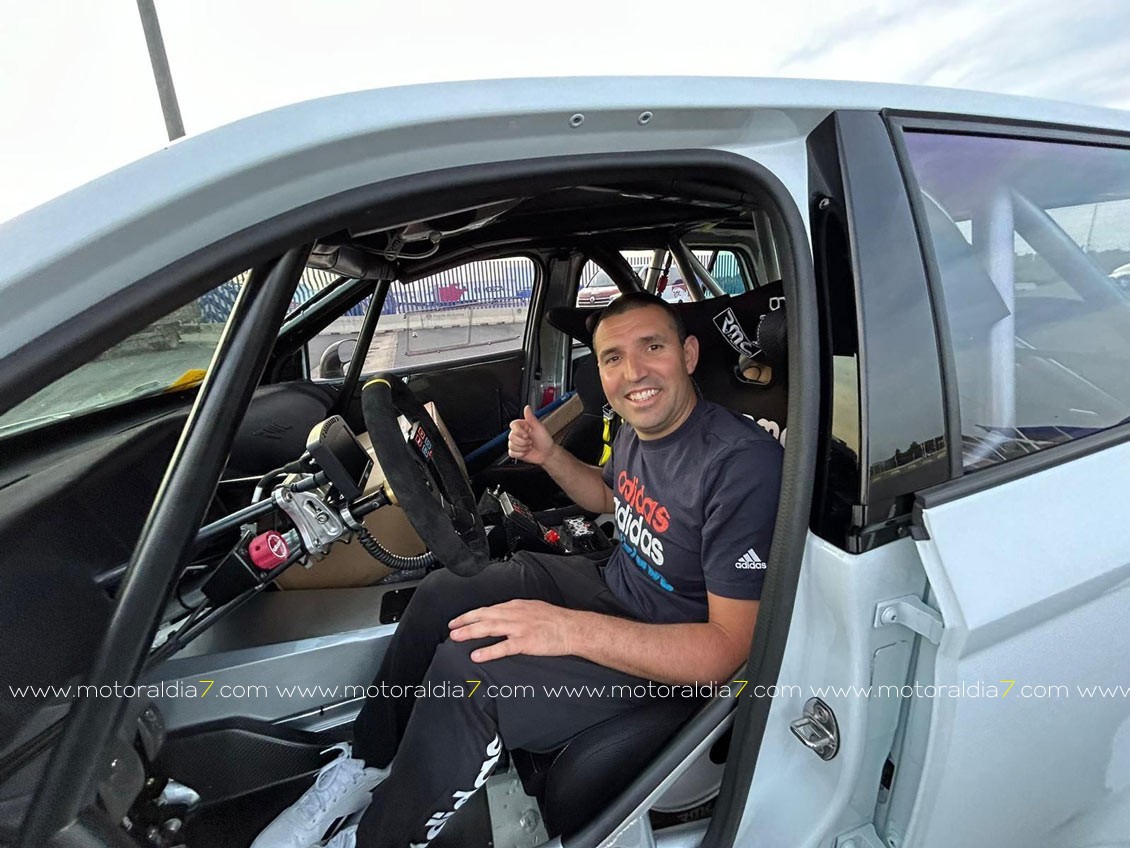 Raúl Quesada con un Skoda Fabia N5