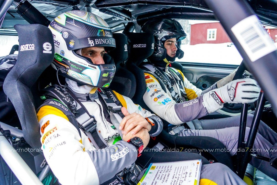Rogelio Peñate prepara su próxima cita del WRC