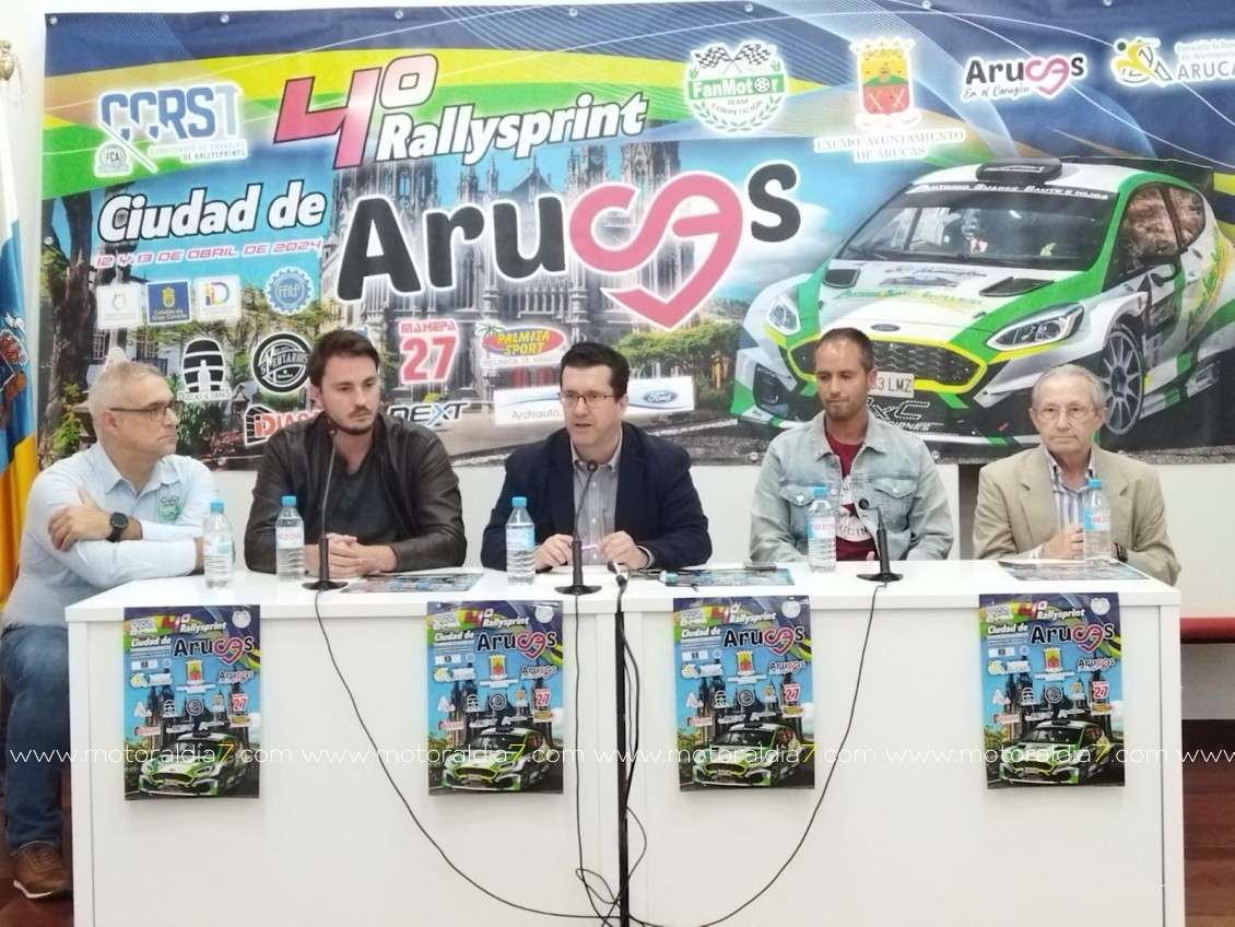 El Rallysprint de Arucas con 51 equipos