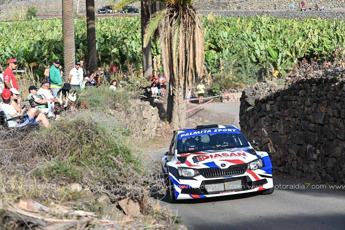 Victoria de Cabrera y Cambeiro en el Rallysprint de Arucas