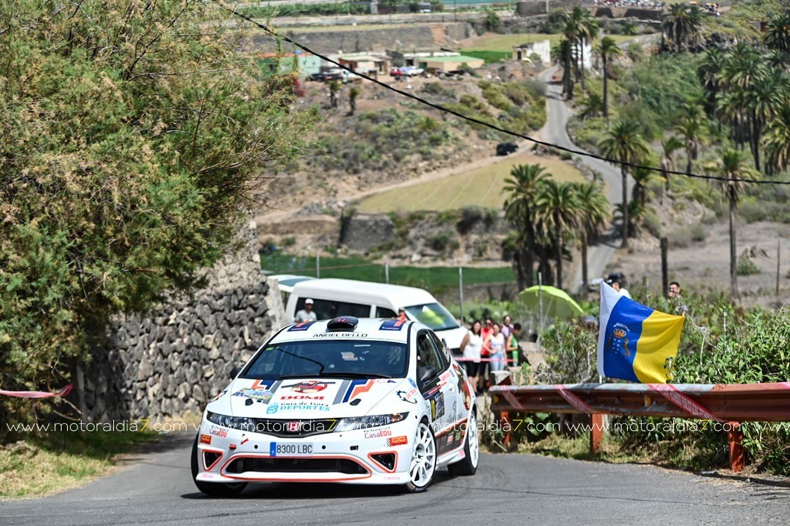 Victoria de Cabrera y Cambeiro en el Rallysprint de Arucas