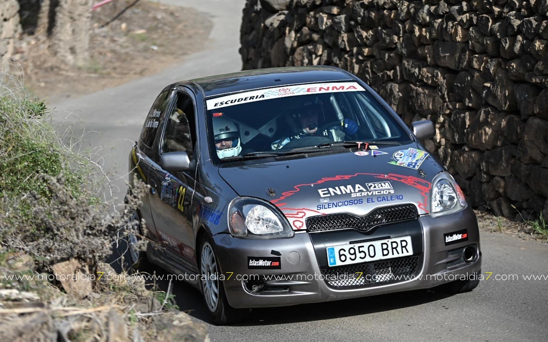 Victoria de Cabrera y Cambeiro en el Rallysprint de Arucas