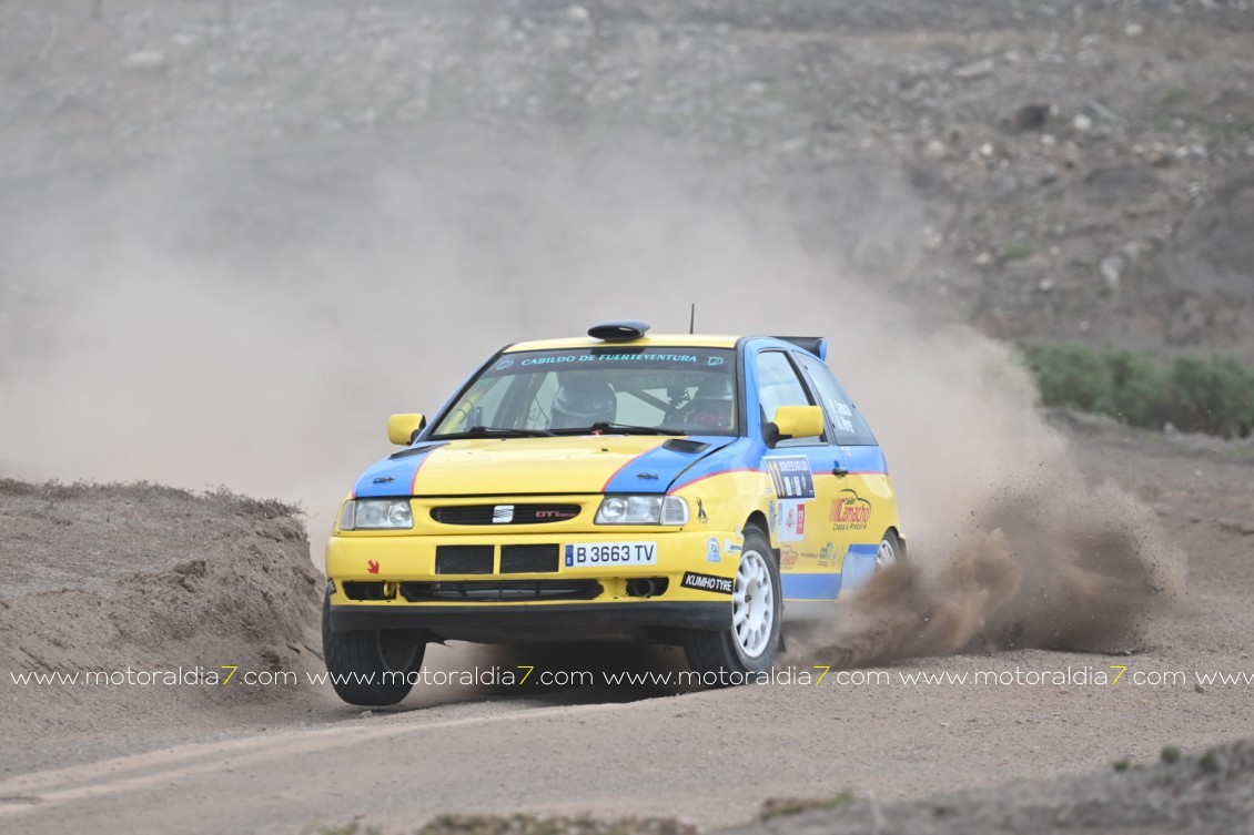 Victoria de Calderín y Tejera en el Rally Santa Lucía