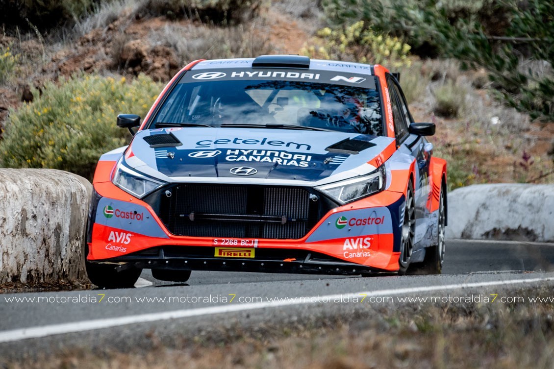 Los primeros Test del Rally Islas Canarias