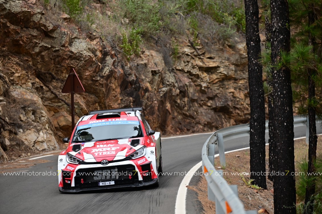 Día de Test y presentaciones en el Rally Islas Canarias