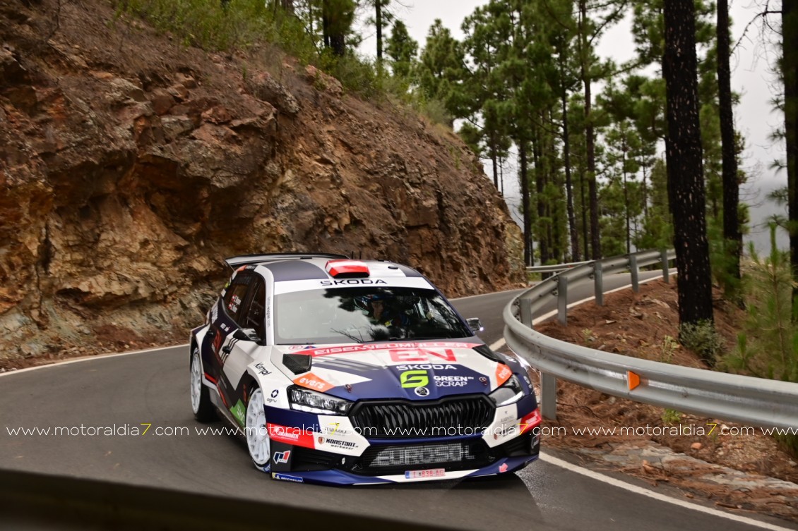 Día de Test y presentaciones en el Rally Islas Canarias