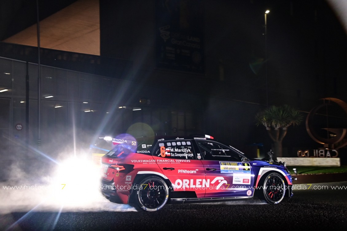 Hayden Paddon amanecerá mañana como líder del Rally Islas Canarias