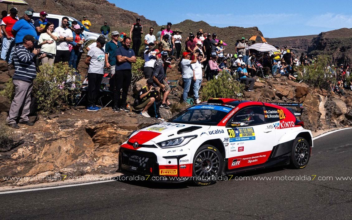 Cachón y Rozada marcan el paso en el 48 Rally Islas Canarias