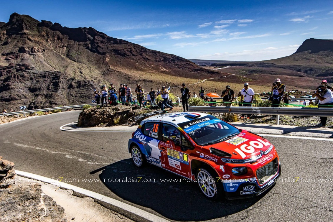 Cachón y Rozada marcan el paso en el 48 Rally Islas Canarias