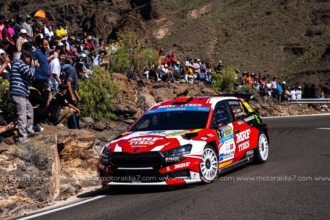 Cachón y Rozada marcan el paso en el 48 Rally Islas Canarias