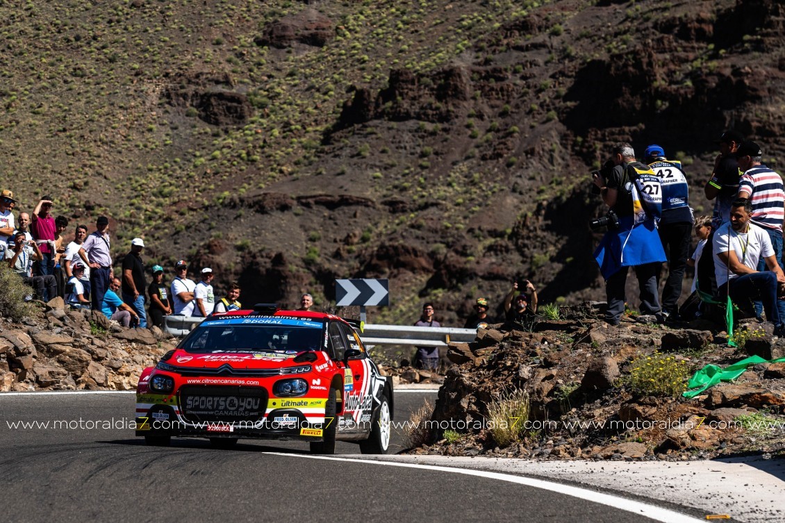 Cachón y Rozada marcan el paso en el 48 Rally Islas Canarias