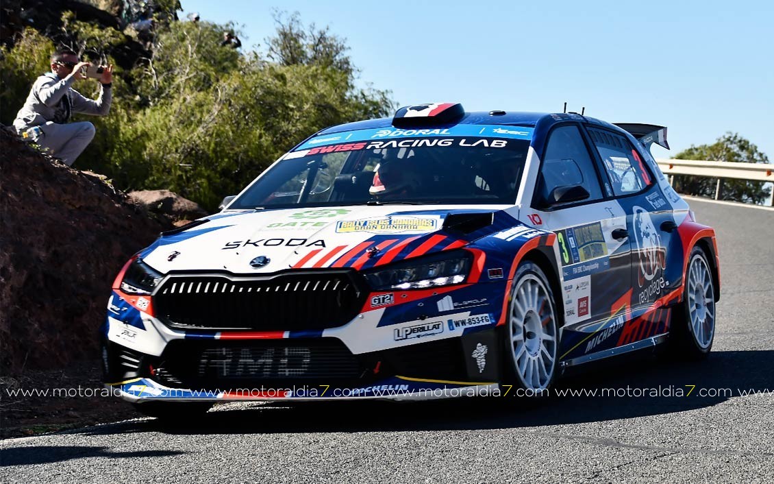 Yoann Bonato es líder por 3 décimas en el Rally Islas Canarias