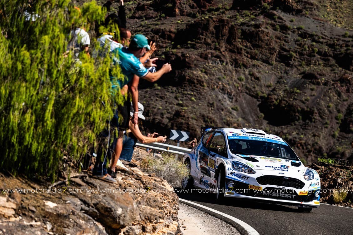 Yoann Bonato es líder por 3 décimas en el Rally Islas Canarias