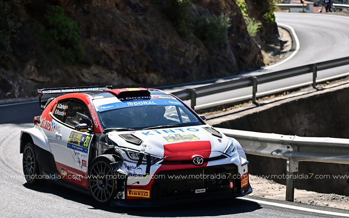 Yoann Bonato es líder por 3 décimas en el Rally Islas Canarias