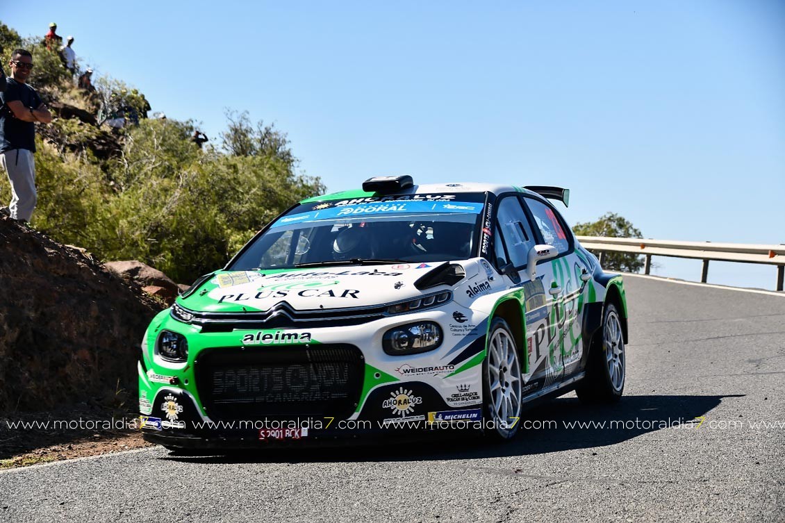 Yoann Bonato es líder por 3 décimas en el Rally Islas Canarias