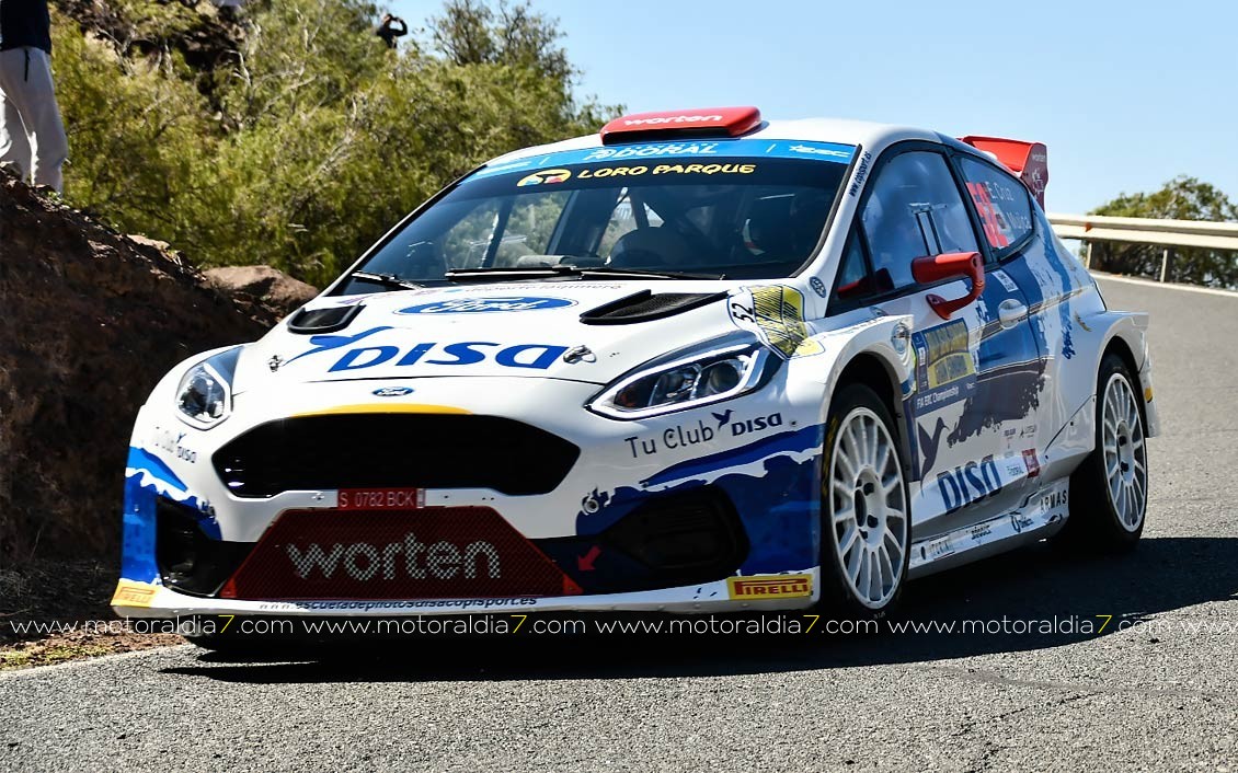 Yoann Bonato es líder por 3 décimas en el Rally Islas Canarias