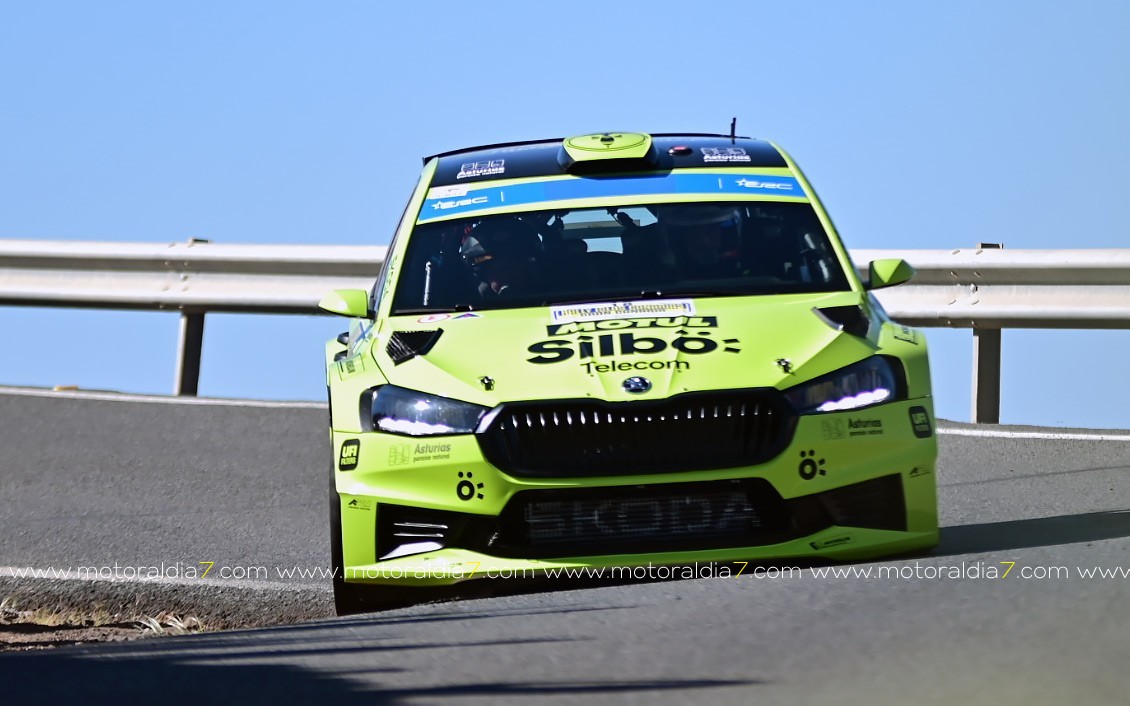 Yoann Bonato es líder por 3 décimas en el Rally Islas Canarias