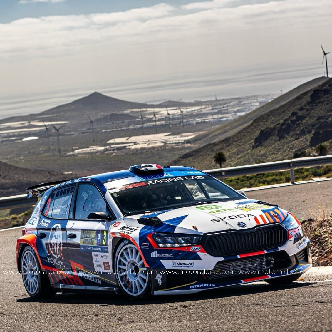 Bonato y Franceschi siguen luchando en el Rally Islas Canarias