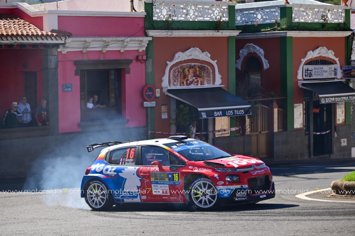 Bonato y Boulloud, segunda victoria consecutiva en el Rally Islas Canarias