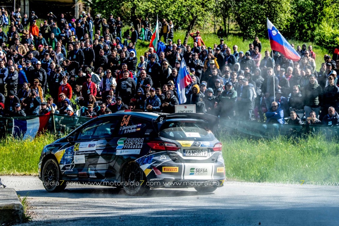 Rogelio Peñate en el Rally de Portugal  en busca de la victoria