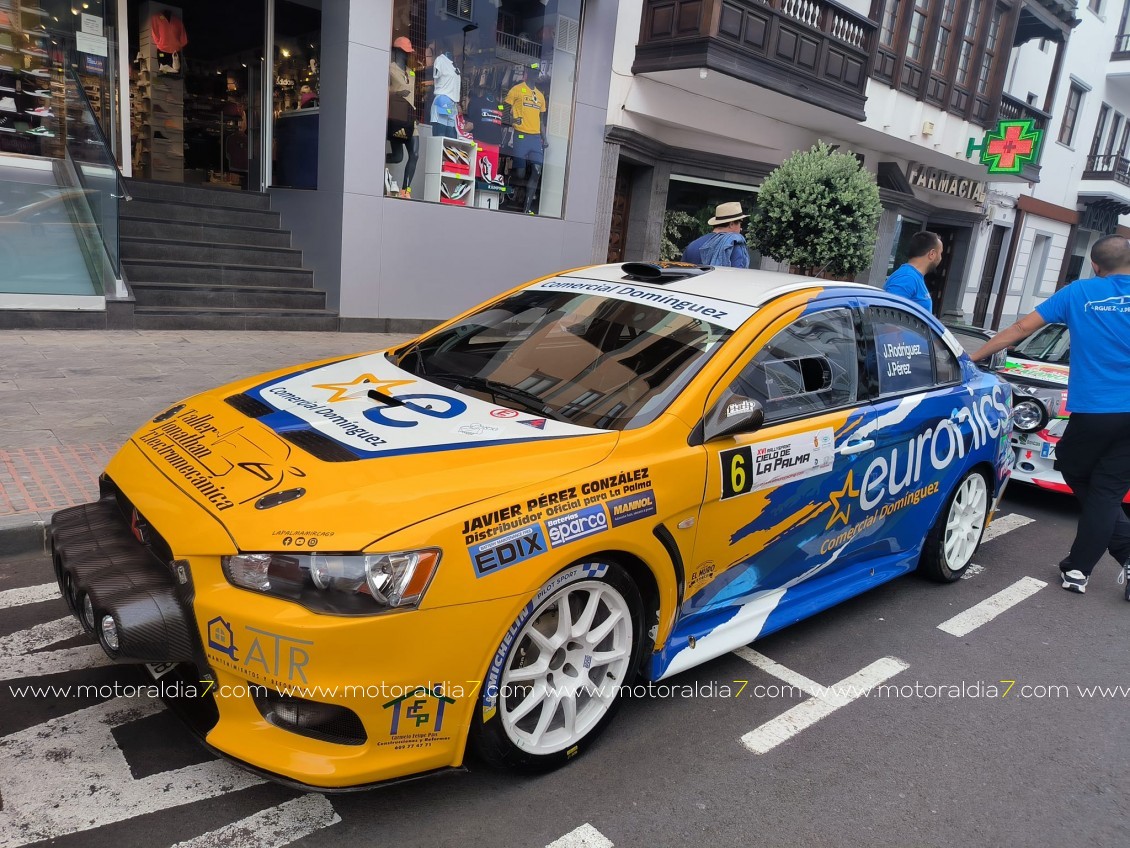 Rodríguez y Pérez, triunfan en el Rallysprint Cielo de La Palma