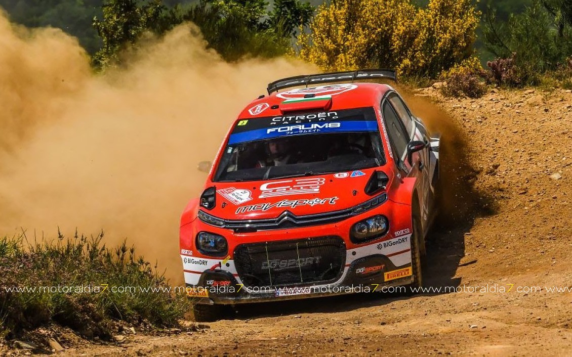 Johan Rossel en el Rally Isla de Los Volcanes