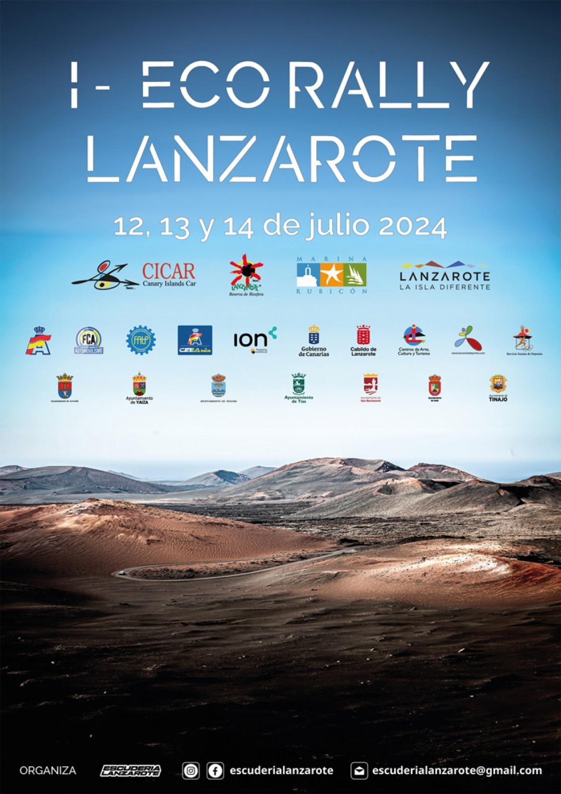 El I Eco Rally Lanzarote abre plazo de inscripción