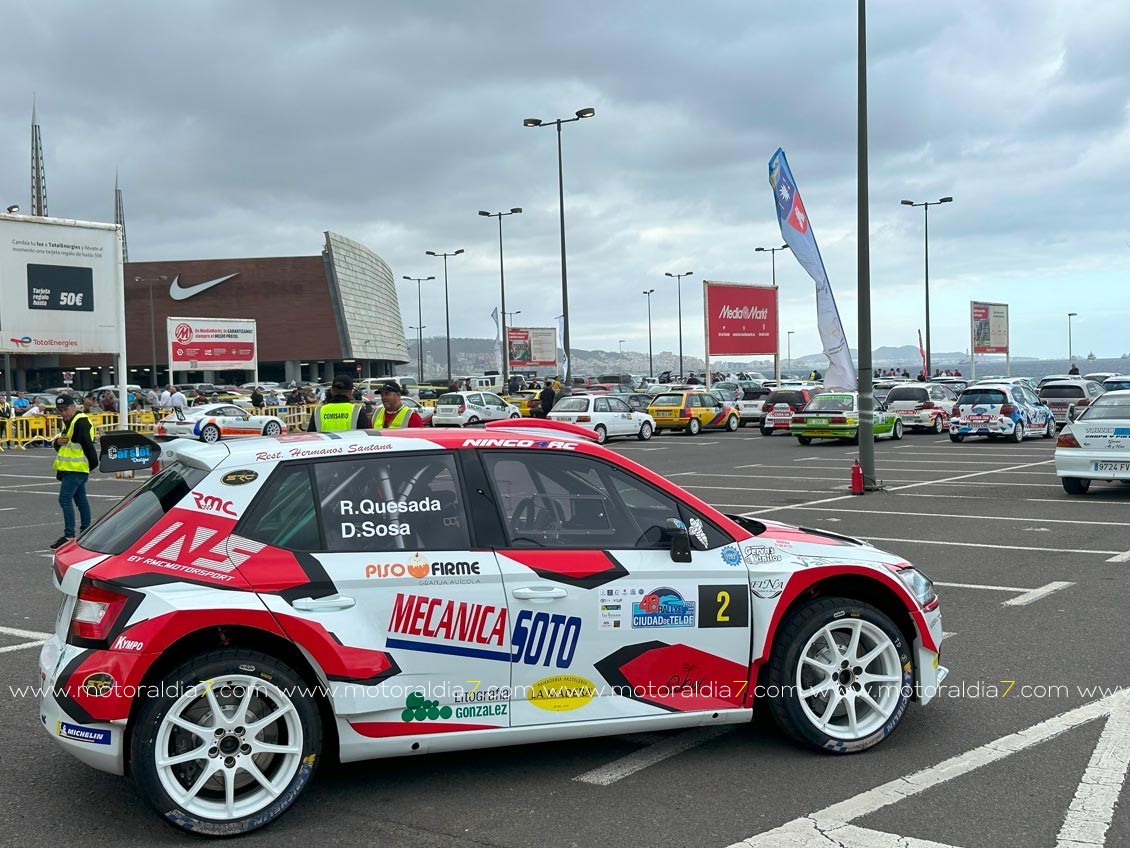 Armide Martín y Pedro Domínguez ganan el Rally de Telde