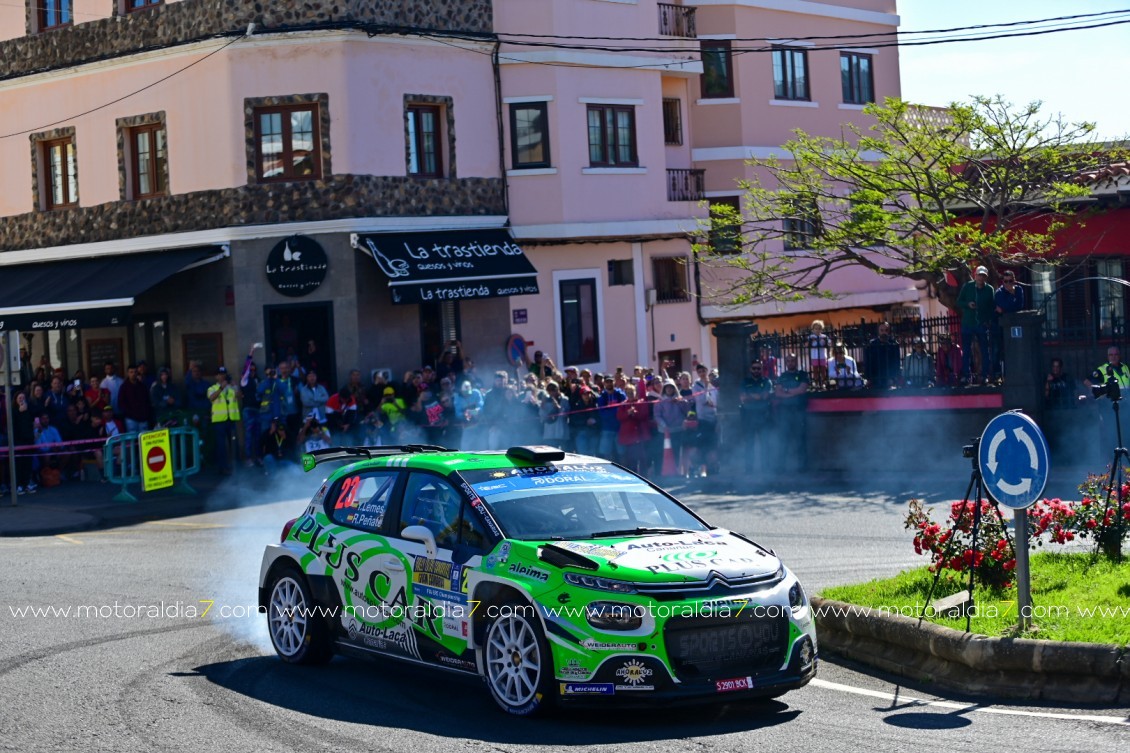 Lukyanuk, con el número uno en el Rally Villa de Adeje