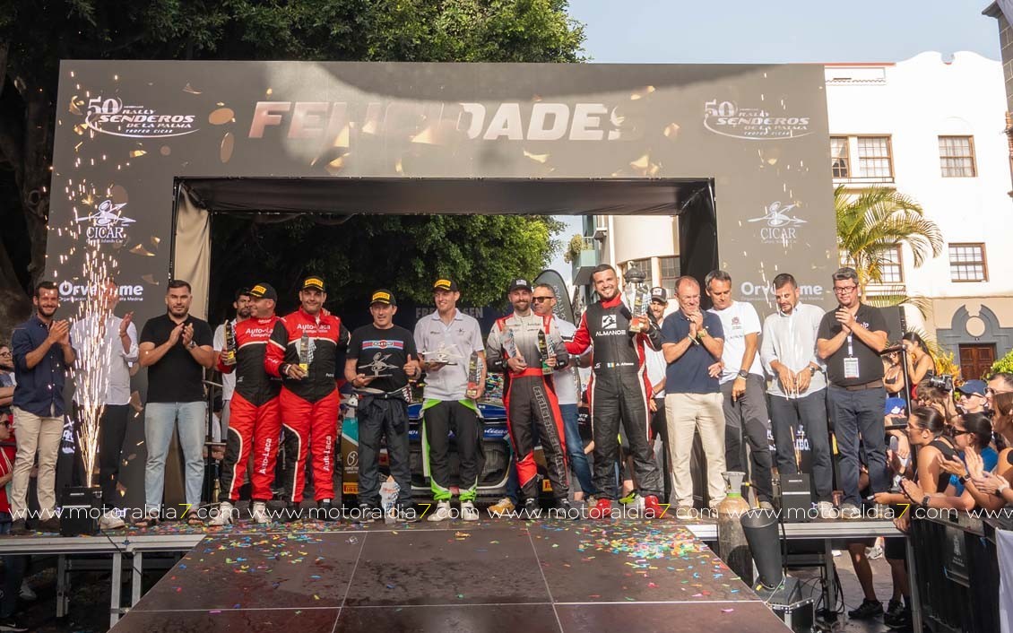 Nil Solans y Marc Martí vencedores del 50 Rally Senderos de La Palma