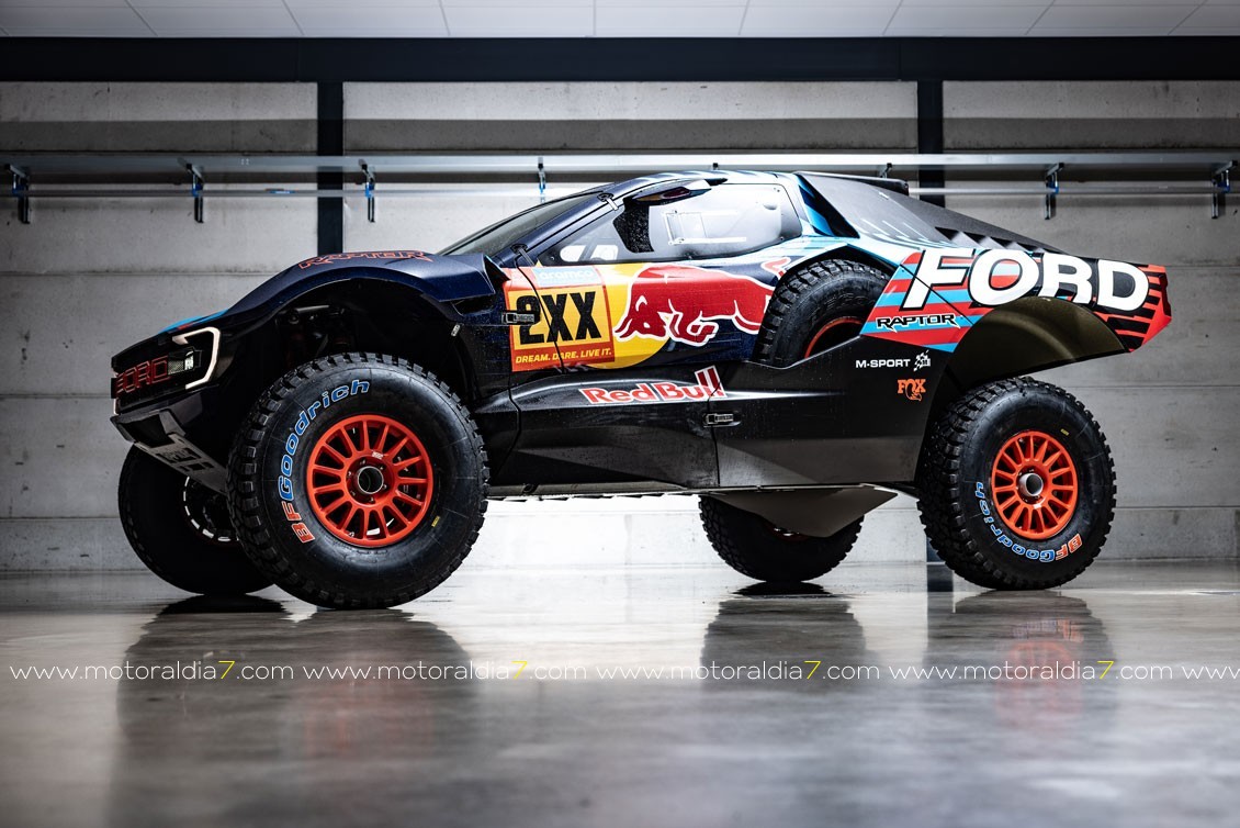 Nuevo Ford Raptor T1+ preparado para el Dakar