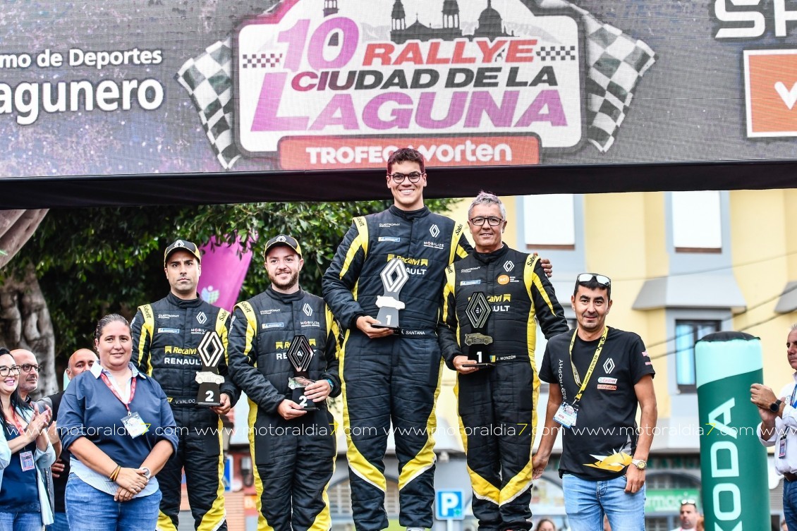 Álvaro Santana se estrena como vencedor en la Clio Trophy Canarias