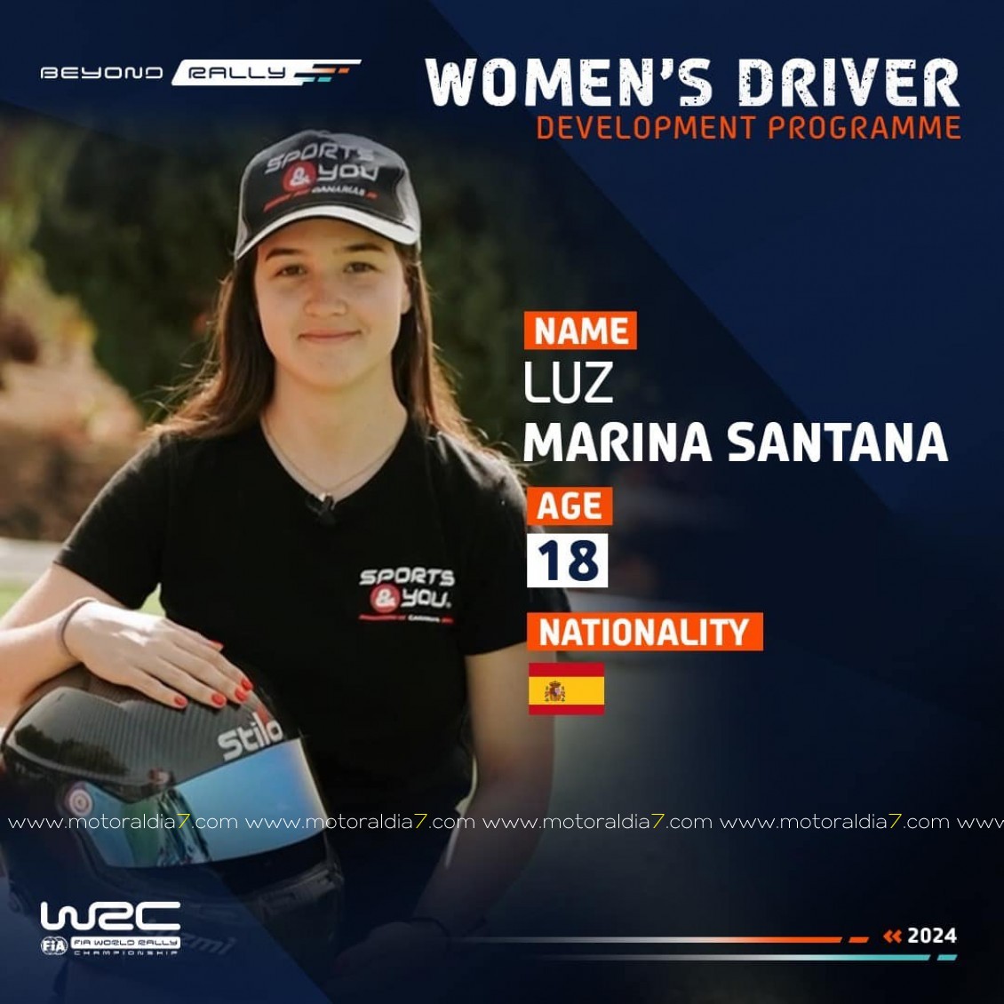 Luzmi Santana podría estar en el WRC Junior 2025