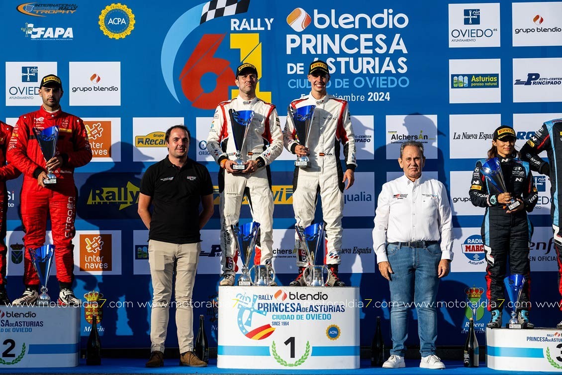 Alejandro Cachón y Borja Rozada consiguen la victoria en el Rally Princesa de Asturias      